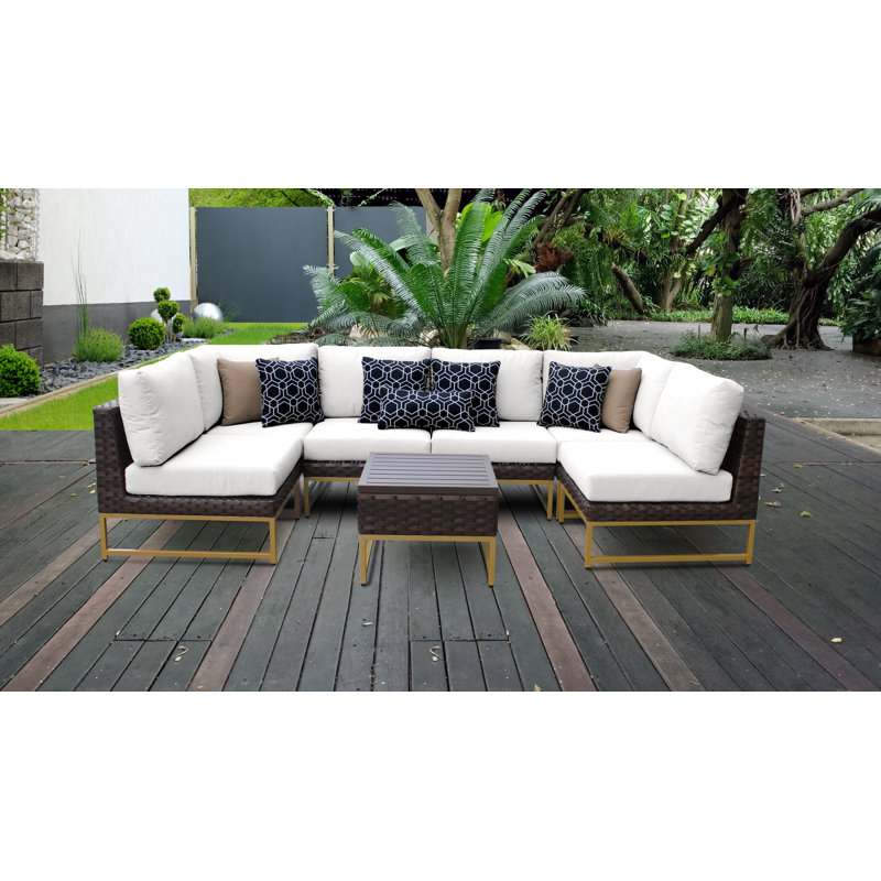 Henson 7 Piece Sectional Seating Group with Cushions & Reviews AllModern